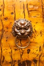 Chinese door knocker Royalty Free Stock Photo