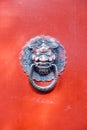 Chinese door knocker Royalty Free Stock Photo