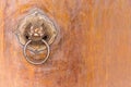 Chinese door knocker symbol of vintage chinese style.01 Royalty Free Stock Photo