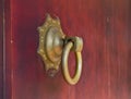 Chinese door knocker. Royalty Free Stock Photo