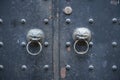 Chinese doorknobs Royalty Free Stock Photo