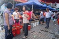 Chinese Dragon Boat Festival, the market for the sale of rice dumplings