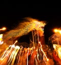 Chinese dragon dance Royalty Free Stock Photo