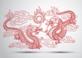 Chinese Dragon Royalty Free Stock Photo