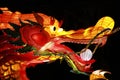 Chinese Dragon lantern lamp in Loy Kratong Festival, or call Yee Peng Festival at northern of thailand