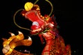 Chinese Dragon lantern lamp in Loy Kratong Festival, or call Yee Peng Festival at northern of thailand