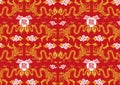 Chinese dragon pattern Royalty Free Stock Photo