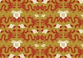 Chinese dragon pattern Royalty Free Stock Photo