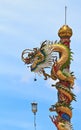 The Chinese dragon pole