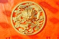 Chinese dragon relief pattern