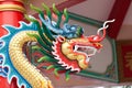 Chinese dragon sculpture Royalty Free Stock Photo