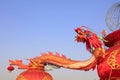 Chinese dragon sculpture Royalty Free Stock Photo