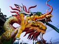 Chinese dragon statues