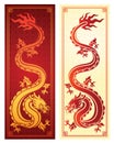 Chinese dragon template