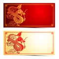 Chinese dragon template