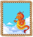 Chinese dragon topic parchment 4