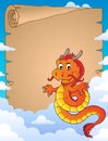 Chinese dragon topic parchment 3