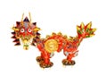 Chinese dragon on white. Symbol of 2012.