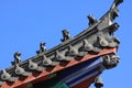 CHINESE EAVES OF TEMPLE Royalty Free Stock Photo