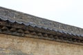 Chinese eaves tile pattern Royalty Free Stock Photo