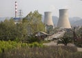 Chinese Electricity Power Plant Royalty Free Stock Photo