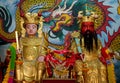 Chinese emperor statue decoration