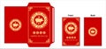 Chinese new year red envelope. Celebrate year of pig.