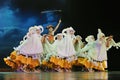 Chinese ethnic dancers Royalty Free Stock Photo