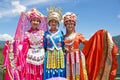 Chinese Ethnic Girls in Traditional Dress