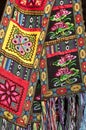 Chinese ethnic minority handmade colorful embroideries, Guilin, Guangxi Royalty Free Stock Photo