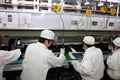 Chinese factory producing Laptop Computers