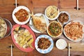 Chinese family enjoying dinner Royalty Free Stock Photo