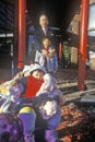 Chinese family pose for the Chinese New Year in Chinatown, Washington, DC Royalty Free Stock Photo