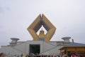 Chinese famous ancient Buddhism temple of The Famen Temple, Situated in Famen Town of Fufeng County Royalty Free Stock Photo