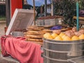 Chinese Famous Street Food `Mantou` Royalty Free Stock Photo