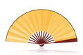 Chinese fan (clipping path) Royalty Free Stock Photo