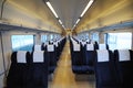 Chinese fast train interior Royalty Free Stock Photo