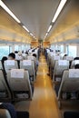 Chinese fast train interior Royalty Free Stock Photo