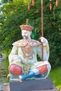 Chinese figure in traditional dress in Tsarskoe Selo.