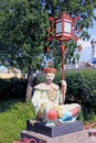 Chinese figure in traditional dress