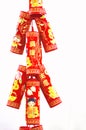 Chinese fire crackers Royalty Free Stock Photo