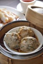 Chinese Fish ball dim sum Royalty Free Stock Photo