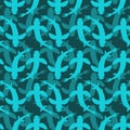 Chinese fish pattern seamless. Fishes background