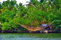 Chinese fishing net at kerala india