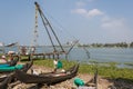 Chinese fishing nets, Fort Kochi, India Royalty Free Stock Photo