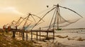 Chinese fishing nets in Fort Kochi