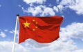 Chinese flag, the largest symbolizes the PCC Royalty Free Stock Photo