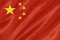 China Flag Royalty Free Stock Photo