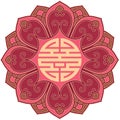 Chinese Flower Design Element