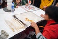 Chinese folk customs: syrup painting